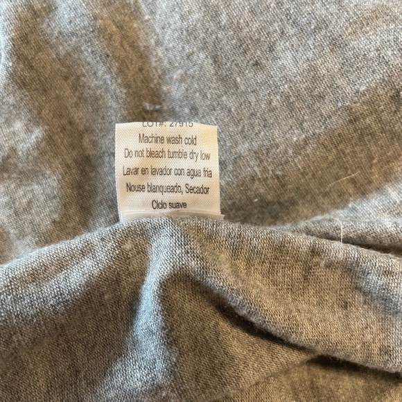 Poof! Y2K Grey Ribbed Knit Maxi Dress with Tank Top & Side Slit – Size S - Picture 12 of 12